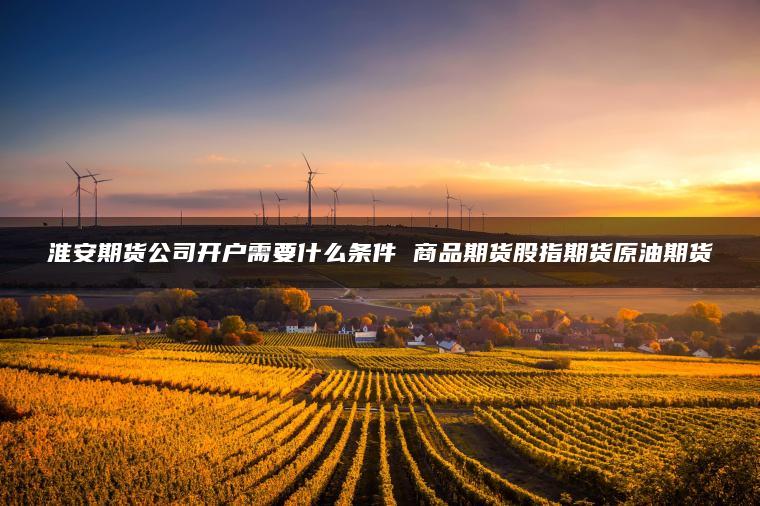 淮安期貨公司開(kāi)戶需要什么條件 商品期貨股指期貨原油期貨