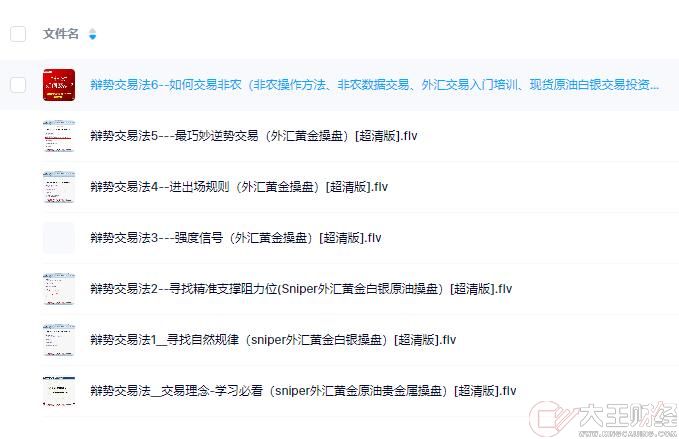 外匯交易進(jìn)階原理從入門到精通視頻教程資料炒匯黃金原油白銀視頻